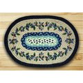 Cookinator Oval Shaped Placemat&#44; Blueberry Vine CO745155